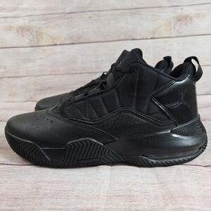 Nike Air Jordan Stay Loyal Triple Black Sneakers Men's Size 12